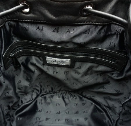 Armani Jeans 922920 Damen Rucksack Backpack Tasche Schwarz Black