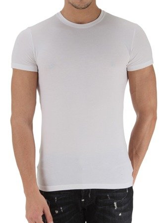 DSQUARED2 Herren Men T-Shirt Kurzarm Weiß White Figurbetont