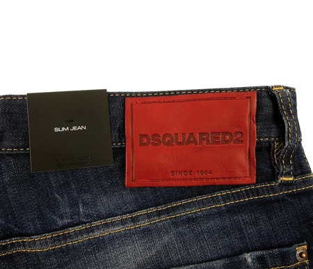 DSQUARED² S71LB0173 Slim Jean Herren Men Jeans Hose Made in Italy