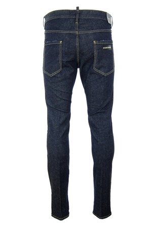 DSQUARED² S74LB0034 Cool Guy Jeans Herren Men Hose Denim Blau Blue Made in Italy