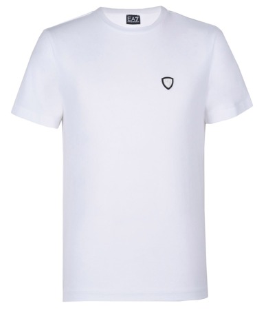 EMPORIO ARMANI EA7 3YPTL7 Herren Men T-Shirt Kurzarm Figurbetont Weiß