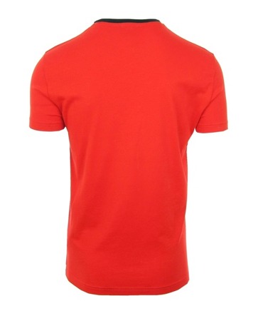 EMPORIO ARMANI EA7 Herren Men T-Shirt Kurzarm Rot Red Miami Tropical Florida