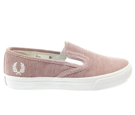 FRED PERRY B7405W Damen Women Sneaker Turner Slip On Schuhe Shoes Crushed Berry