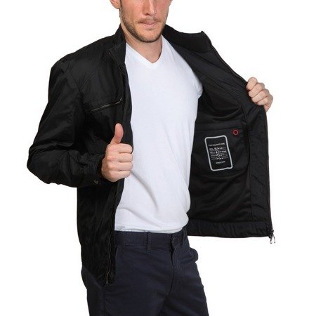 GEOX Respira Herren Men Übergangs Jacke Jacket Schwarz Black