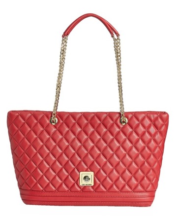 LOVE MOSCHINO JC4002PP90LA0500 Damen Women Tasche Bag Purse Gesteppt Rot Red 