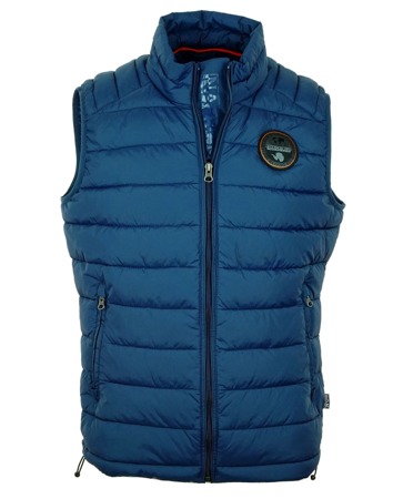 NAPAPIJRI Abee Vest Herren Men Steppweste Gilet Blau Blue