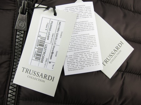 TRUSSARDI Collection Gavello Herren Men Steppjacke Jacke Jacket Braun Brown