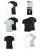 ARMANI JEANS 2er Pack  Herren Men T-Shirt Kurzarm Logo Graphit Weiß 21BD