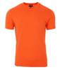 ARMANI JEANS Herren Men T-Shirt Kurzarm V-Neck SLIM FIT Orange