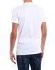 DSQUARED2 S71GD0669 Herren Men T-Shirt Kurzarm Weiß White Made in Italy
