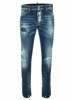 DSQUARED² S71LB0292 Slim Jean Herren Men Jeans Hose Made in Italy Denim Blau 