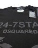 DSQUARED2 S74GD0232 Herren Men T-Shirt Schwarz Black Made in Italy