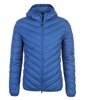 EMPORIO ARMANI EA7 Herren Men Daunen Stepp Jacke Jacket Kapuze Slim FIT Blau