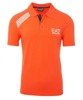 EMPORIO ARMANI EA7 Herren Men Polo T-Shirt Poloshirt Orange Slim Fit