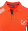 EMPORIO ARMANI EA7 Herren Men Polo T-Shirt Poloshirt Orange Slim Fit