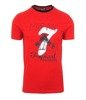 EMPORIO ARMANI EA7 Herren Men T-Shirt Kurzarm Rot Red Miami Tropical Florida