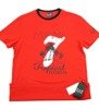 EMPORIO ARMANI EA7 Herren Men T-Shirt Kurzarm Rot Red Miami Tropical Florida