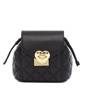 LOVE MOSCHINO Damen Women Tasche Umhängetasche Gesteppt Schwarz Black