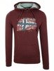 NAPAPIJRI Baltim Herren Men Kapuzenpullover Hoodie Bordo Bordeaux Warm