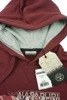 NAPAPIJRI Baltim Herren Men Kapuzenpullover Hoodie Bordo Bordeaux Warm