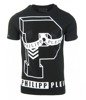 PHILIPP PLEIN "College Plein" Herren Men Luxury T-Shirt # Air Force Plein Black