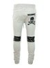 PHILIPP PLEIN "Plein Hero" Herren Men Luxury Sporthosen Jogging Pants Grau Grey