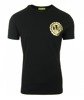 VERSACE JEANS B3GOB718 Herren Men T-Shirt Kurzarm Schwarz Black Gold Logo NEU