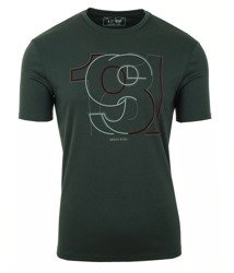 ARMANI JEANS 6X6T37 Herren Men Kurzarm T-Shirt Rundhals Dunkelgrau