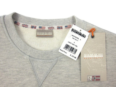 NAPAPIJRI Smu Ballo Sweat N0YFMI795 Grau Grey Herren Men Pullover