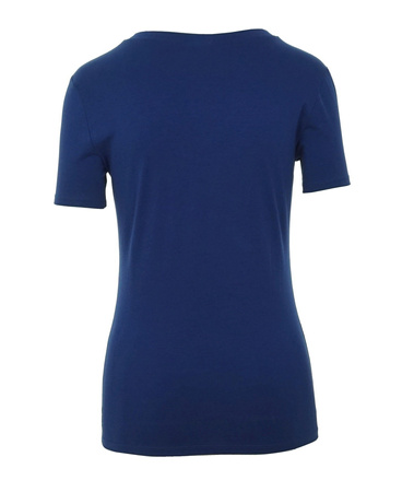 ARMANI JEANS B5H15 Damen Women T-Shirt V-Neck Blau Blue