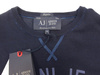 ARMANI JEANS 76W10 Herren Men Pullover Strick Sweat Dunkelblau Navy Dark Blue