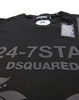 DSQUARED2 S74GD0232 Herren Men T-Shirt Schwarz Black Made in Italy