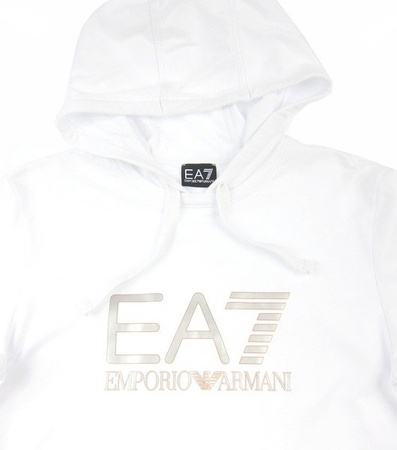 EMPORIO ARMANI EA7 274714 Herren Men Kapuzenpullover Hoodie Sweatshirt Weiß