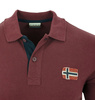 NAPAPIJRI Elec Herren Men Polo T-Shirt Poloshirt Bordeaux