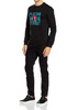 BIKKEMBERGS Herren Men Sweatshirt Pullover Schwarz Black