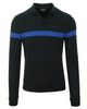 ARMANI JEANS Herren Men Polo Sweater Longsleeve Schwarz Black