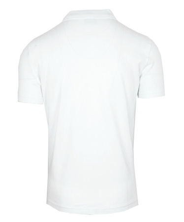 EMPORIO ARMANI EA7 Herren Men Polo T-Shirt Poloshirt Slim Fit Weiß White