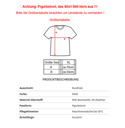 EMPORIO ARMANI EA7 3YPTL7 Herren Men T-Shirt Kurzarm Figurbetont Weiß