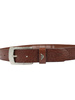 ARMANI JEANS Herren Men Gürtel Belt Leder Leather Logo Braun