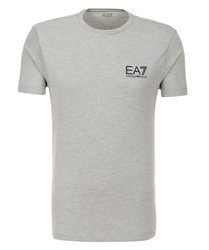EMPORIO ARMANI EA7 Herren Men T-Shirt Kurzarm Logo Slim Fit Figurbetont Grau