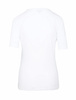 ARMANI JEANS 05H21 Damen Women T-Shirt Weiß White V-Neck Logo