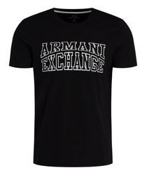 ARMANI EXCHANGE Herren Men T-Shirt Kurzarm Schwarz Black