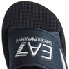 EMPORIO ARMANI EA7 Herren Men Badeschuhe Slipper Sandals Dunkelblau Navy