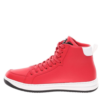 EMPORIO ARMANI EA7 Herren Men Schuhe High Top Sneaker Shoes Rot