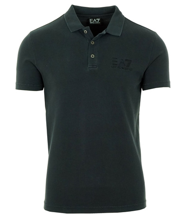 EMPORIO ARMANI EA7 Herren Men Polo T-Shirt Poloshirt Slim Fit Night Blue