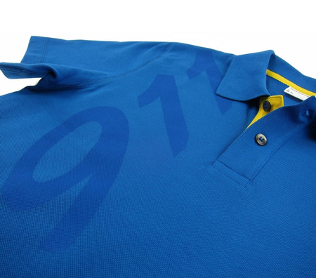 PORSCHE Driver's Selection 911 Herren Men Polo T-Shirt Poloshirt Blau Blue