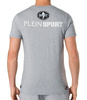 PLEIN SPORT "Rock" Herren Men Luxury T-Shirt Grau Grey Rocky Motiv