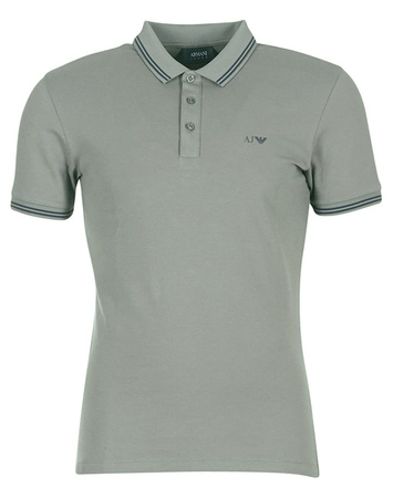 ARMANI JEANS Herren Men Polo T-Shirt Poloshirt SLIM FIT Grau