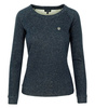 ARMANI JEANS Z5M21 Damen Women Sweatshirt Pullover Dunkelblau/Silber 