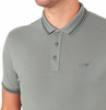 ARMANI JEANS Herren Men Polo T-Shirt Poloshirt SLIM FIT Grau